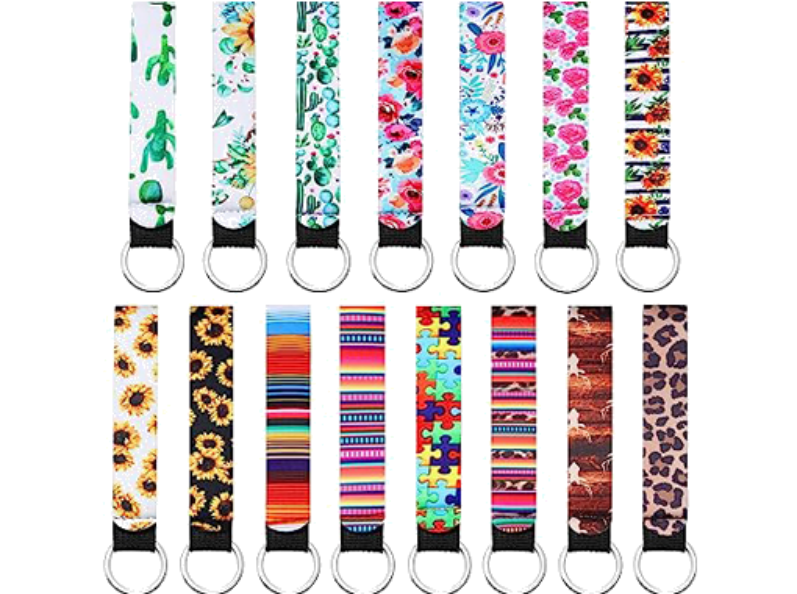 neoprene keychain