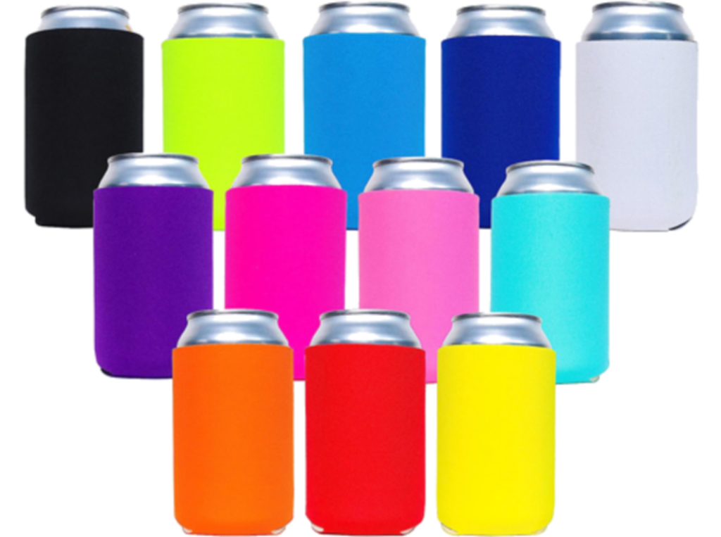blank neoprene koozies