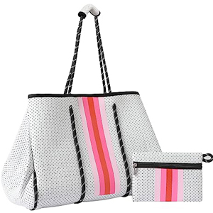 neoprene tote beach bag