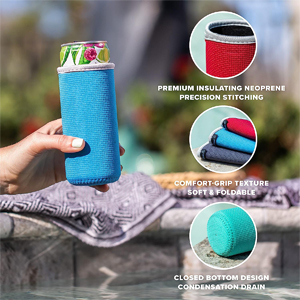 neoprene slim can cooler