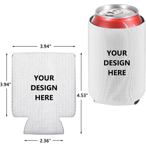 blank neoprene koozies