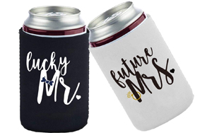 wedding koozie favors