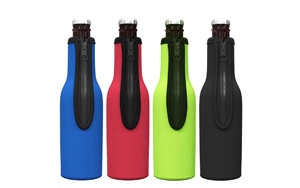 custom neoprene bottle koozies with zipper