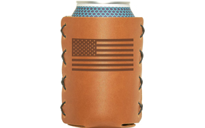 leather beer koozie