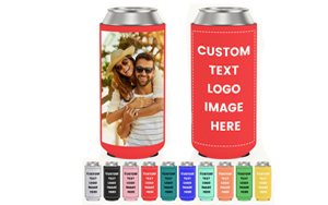 personalized photo beer koozies