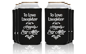 wedding favor can koozies