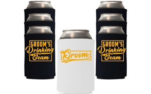 custom beer koozies wedding