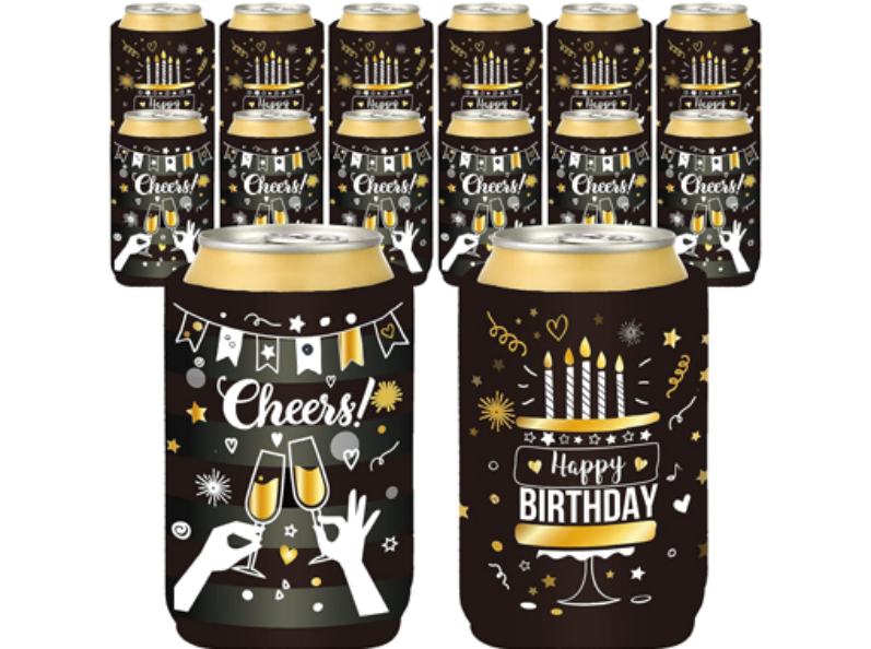 birthday party koozies