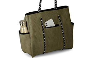 neoprene beach tote