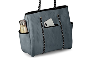 custom neoprene wine tote