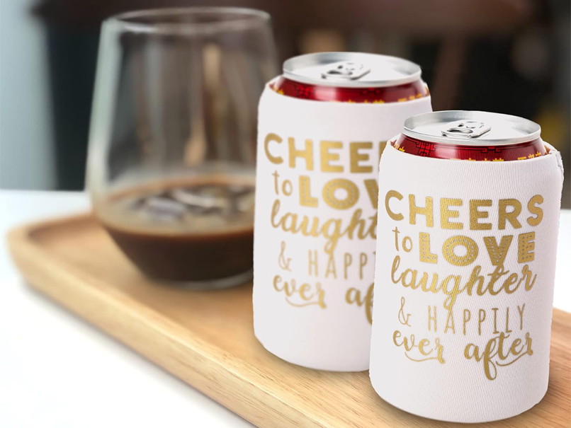 custom koozies wedding