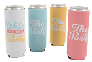 Wedding Neoprene Can Coolers