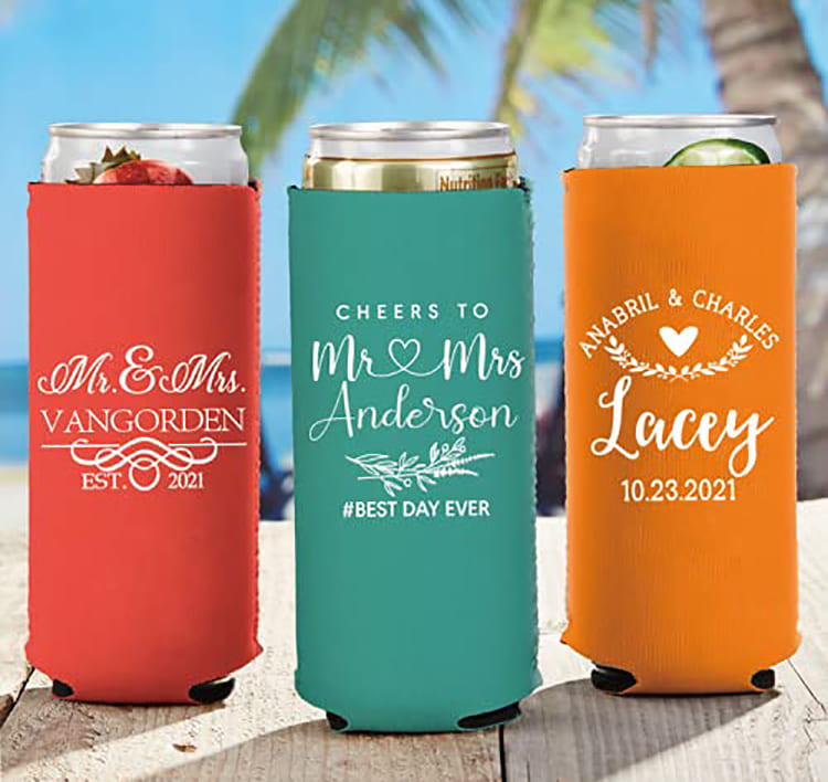 Custom Assorted 5 Slim Can Cooler