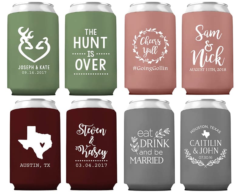 Which Types Of Koozies Are Best Suited For Weddings