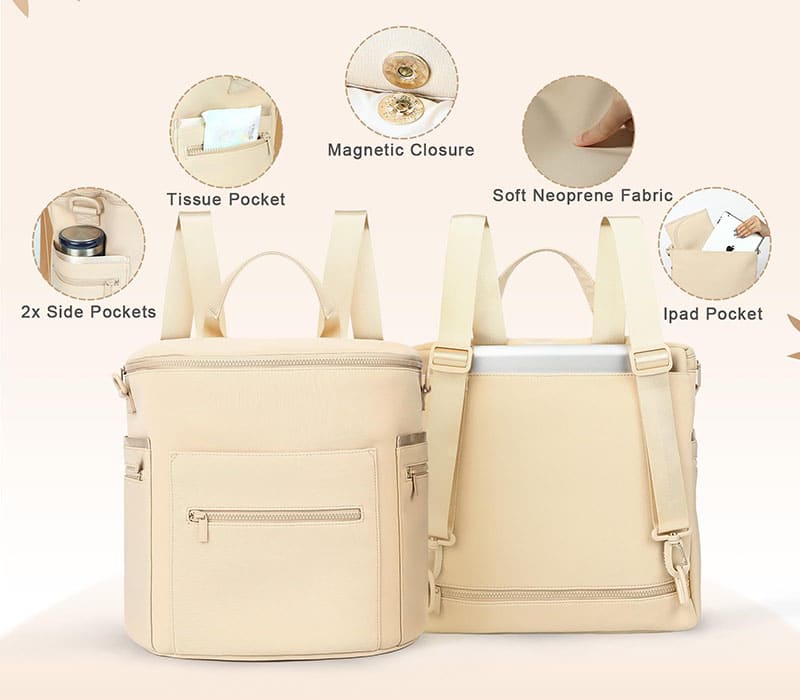 Pros and Cons of Neoprene Nappy Bags